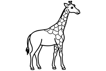 Obraz premium Abstract Giraffe Vector