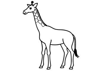 Abstract Giraffe Vector