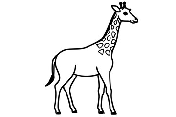 Naklejka premium Abstract Giraffe Vector