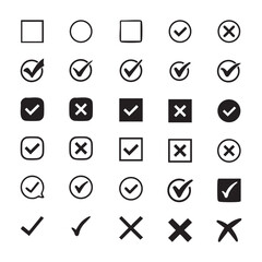 Completed Task Icon Positive Checkmark