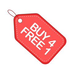 buy 4 free 1 label tag