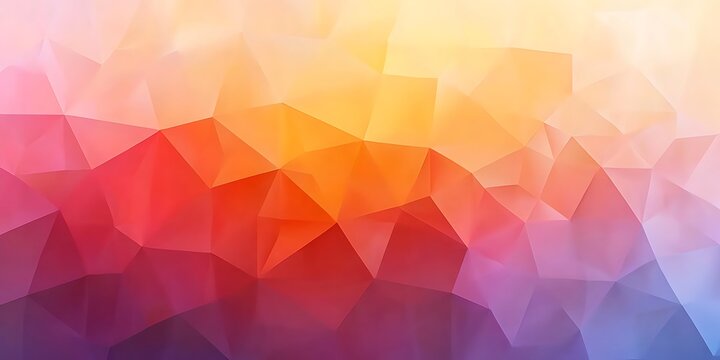 Vibrant abstract polygonal background with colorful gradient effect
