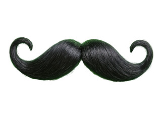 Isolated Black Mustache
