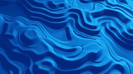 Fototapeta premium Stunning Abstract Blue Relief Design - Modern Geometric Art