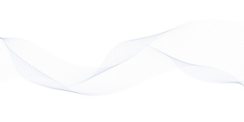 Abstract halftone flowing wavy colorful gradient dots shape isolated on transparent background. Digital future technology concept. Design for web design, music, cover, technology, science, data	