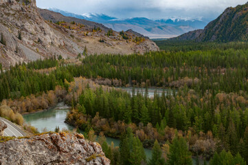autumn in the mountains