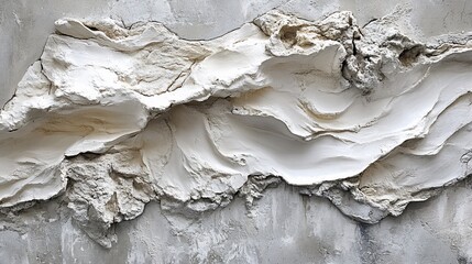 Abstract sculpted relief, textured wall art
