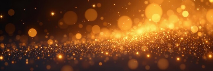 Abstract sparkly gold wallpaper with light glitter effect, abstract, wallpaper