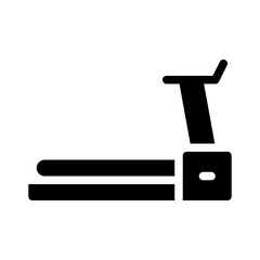 treadmill glyph icon