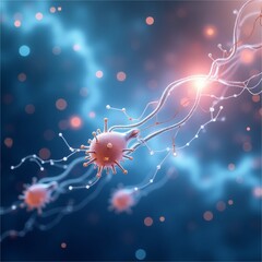 Obraz premium Cutting-Edge Pharmaceutical Research – Stunning Abstract Digital Artwork