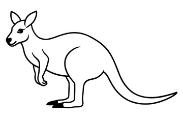 Abstract Kangaroo Linework