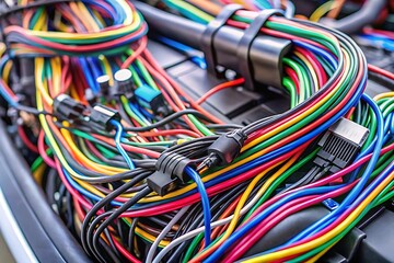 network cable on a white background illustration 