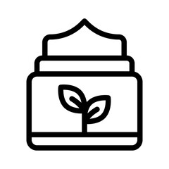 skincare line icon