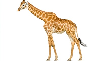 Naklejka premium Majestic Giraffe: A Stunning Portrait of African Wildlife