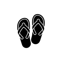 creative details Flip-Flops Icon vector illustration