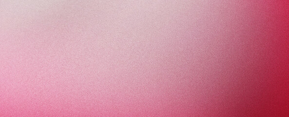 Pink grainy gradient background with noise texture in light pastel color for banner poster backdrop design and copy space