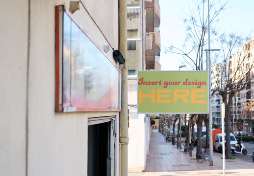 Urban Business hang Sign 