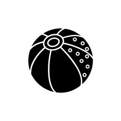 creative details Beach Ball Icon vector illustration