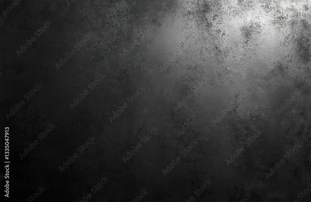 Aufkleber monochrome abstract rough dark metallic background with noise. grungy metal material. old textured s