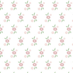 Beautiful and Cute seamless floral pattern design for textile print