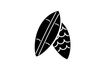creative details Surfboard Icon vector illustration
