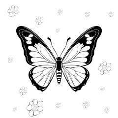 Butterfly Coloring Page for Kids