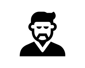 Man icon and man vector