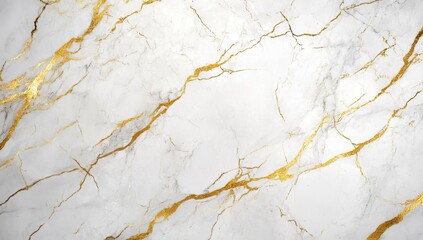 Obraz premium Abstract white marble with gold veins