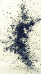 Obraz premium Abstract Network Design: A Visual Representation of Complex Data