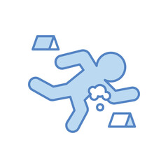 Crime Scene vector icon