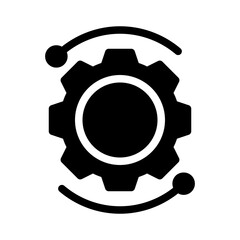 gear glyph icon