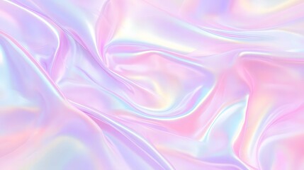 Obraz premium Soft iridescent fabric appears to be flowing with subtle colors