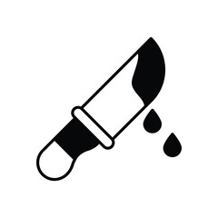 Knife vector icon