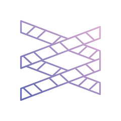 Police Line vector icon