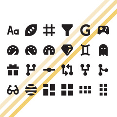 Chunk 16px Thick Interface Icons Collection