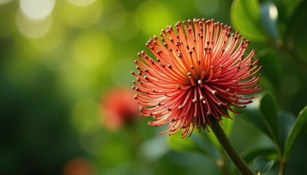 Mature Banksia, seed pods, Melbourne Botanic Gardens setting, Royal Botanic Gardens Melbourne, garden, seed head