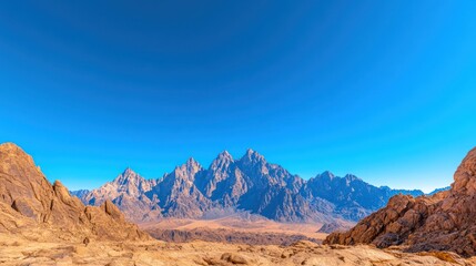 Sacred Mount Sinai: Majestic peak in Egypt's Sinai Peninsula, believed to be where Moses received the Ten Commandments.