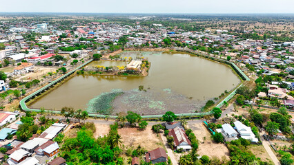 The aerial view of the city was breathtaking. Prakhon Chai is a district (amphoe) in the southern part of Buriram province.