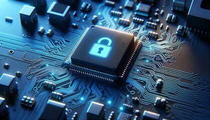 A symbolic image representing safety and technology, emphasizing trust in the digital age.
