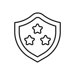 Shield vector icon