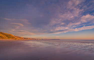 Obraz premium Filey Beach at Dawn