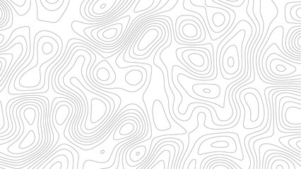 Geography landscape Topo contour map on white background, Topographic contour lines. Abstract topography contour map line and modern wavy map line design, geography map contour wave line white backgro