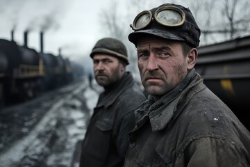 Coal extraction in the Donbas region of Ukraine