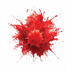abstract 3d paint splatter and splash in different colour style isolated on white background