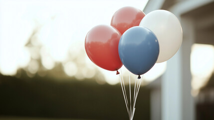Neighbors celebrate Independence Day with festive block party decorations