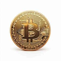 Golden Bitcoin Coin