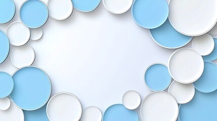 Dynamic abstract design with circular patterns studio graphic art modern aesthetic top view visual creativity