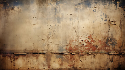 Grunge paint texture creating a rustic and aged background for design projects
