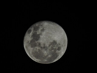 moon in the night sky