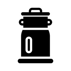 dairy glyph icon